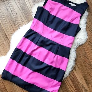Blue & Pink Striped Dress